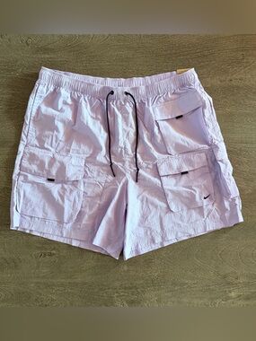 Men’s Nike Tech Light Lavender Woven Cargo Shorts